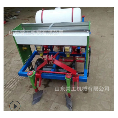 四輪牽引式12行小麥玉米播種機(jī)多功能根莖免耕播種機(jī)行距株距可調(diào)