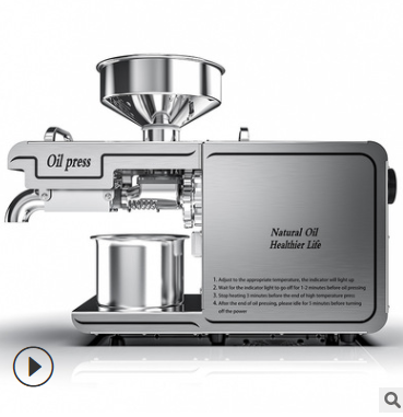 韓皇不銹鋼榨油機控溫度榨油原料多樣化榨油跨境外貿亞麻籽榨油機