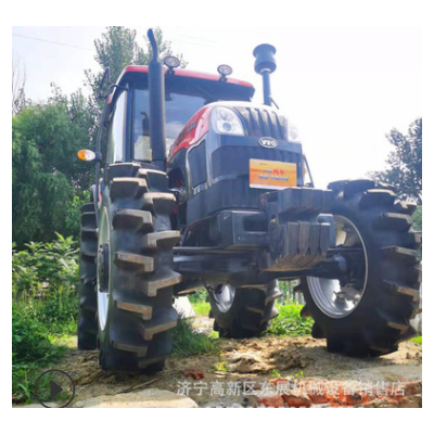 跨境銷售東方紅旋耕犁地機 LX904四輪拖拉機 自帶強壓四驅拖拉機