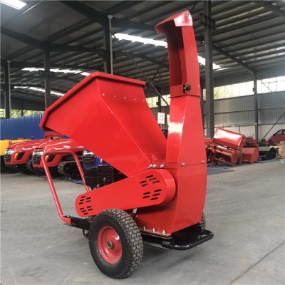 小型樹枝粉碎機移動式柴油碎枝機產地貨源園林碎木機