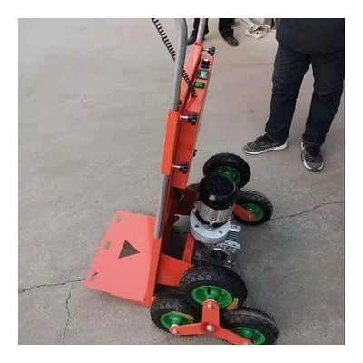 搬運(yùn)貨物上下樓沒有電梯用什么機(jī)器電動爬樓機(jī)載物送貨上下樓車