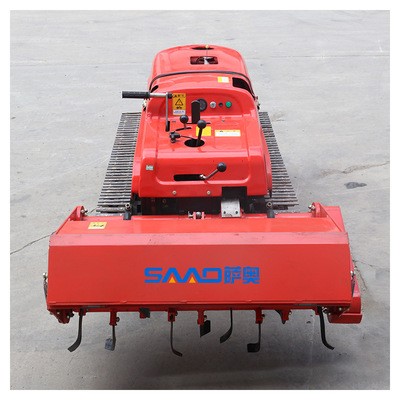 微耕耕地機 農用履帶式多功能開溝機 除草翻地施肥回填果園管理機