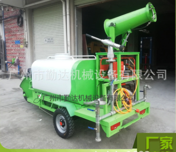 勤達牌新能源電動灑水車霧炮車園林綠化環(huán)衛(wèi)電動工地噴霧除塵車