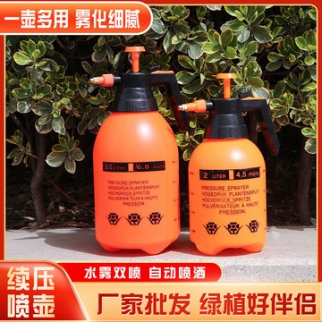 廠家2L3L手持式氣壓式噴霧器噴壺灑水壺澆花壺澆花瓶園藝消毒工具