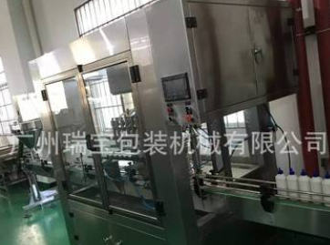 全自動沙拉醬灌裝機 6頭活塞式濃醬灌裝線 蜂蜜自動定量灌裝設備