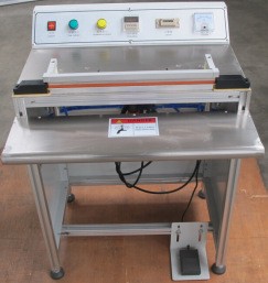 QD-400JF氣動封口機腳踏封口機封口機啟迪化妝品封口機