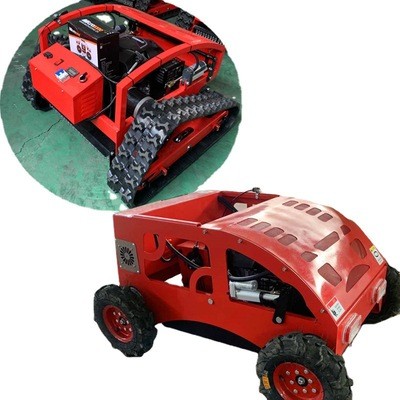 雅馬哈汽油除草機園林 一個人遠程操作四輪驅(qū)動遙控割草碎草機