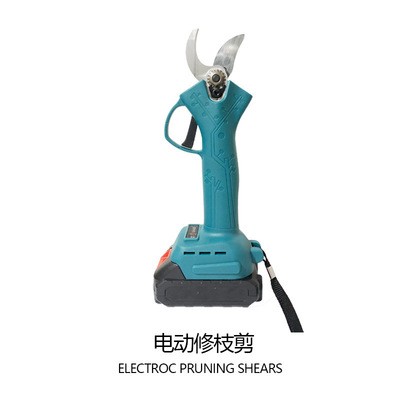 電動(dòng)果樹(shù)修枝剪無(wú)線鋰電果枝剪充電式果園園藝修剪高枝剪跨境專供