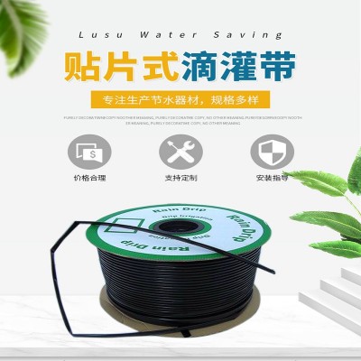 雙孔貼片滴灌帶 10cm間距滴灌帶20間距15間距貼片式滴灌帶