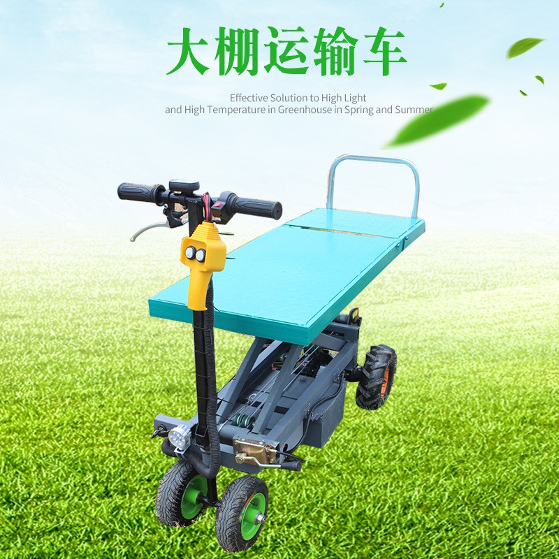 壽光定制 大棚運輸車電動裝卸車 小型園林軌道運輸電力車升降廠家