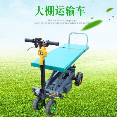 壽光定制 大棚運輸車電動裝卸車 小型園林軌道運輸電力車升降廠家