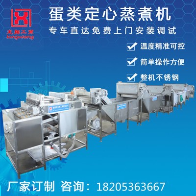 現貨銷售鵪鶉蛋定心鹵煮機 鵪鶉蛋蒸煮機不偏黃定心技術