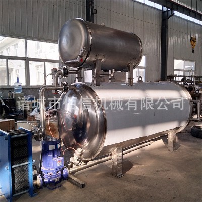 廠家供應 不銹鋼高溫殺菌鍋肉類豆制品全自動殺菌鍋 電加熱殺菌鍋