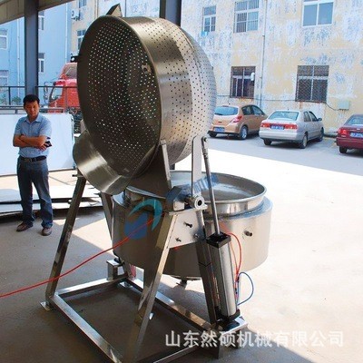 自動翻筐漂燙預煮鍋蔬菜殺青漂燙鍋山藥預煮鍋海鮮殺青漂燙設備