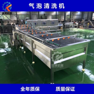 商用高壓噴淋式氣泡清洗機(jī) 多功能果蔬清洗機(jī) 枸杞連續(xù)式清洗機(jī)
