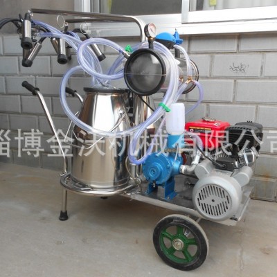 擠奶機 擠奶機廠家生產(chǎn)銷售擠奶機 真空泵油電兩用奶牛擠奶機