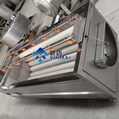 毛輥胡蘿卜清洗機 電動蘿卜去皮機 新邁商用果蔬清洗去泥去皮機