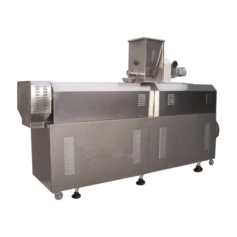 魚餌飼料膨化機 雙螺桿魚餌料誘料設備 飼料膨化機