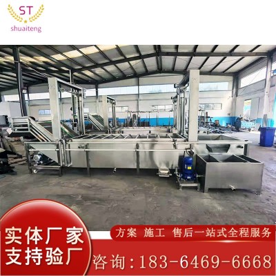 廠家直供提升式果蔬氣泡清洗機 魚腥草龍須菜清洗機 蔬菜清洗設備