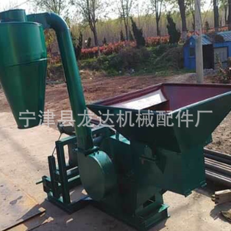 大型養殖飼料加工設備秸稈粉碎機 錘片式沙克龍青草飼料粉碎機