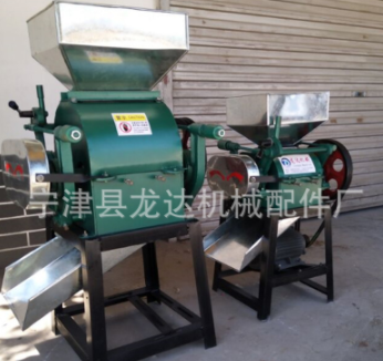 對輥式膨化飼料專用粉碎機 魚餌飼料黃面面粉碎破碎機