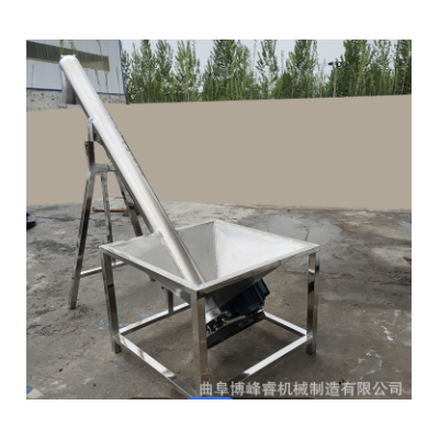 山東定制小型移動抽糞機 飼料輸送機 水泥螺旋提升機