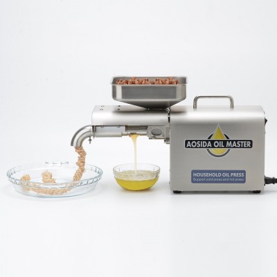 不銹鋼小型榨油機批發全自動小型商用榨油機南瓜子榨油機