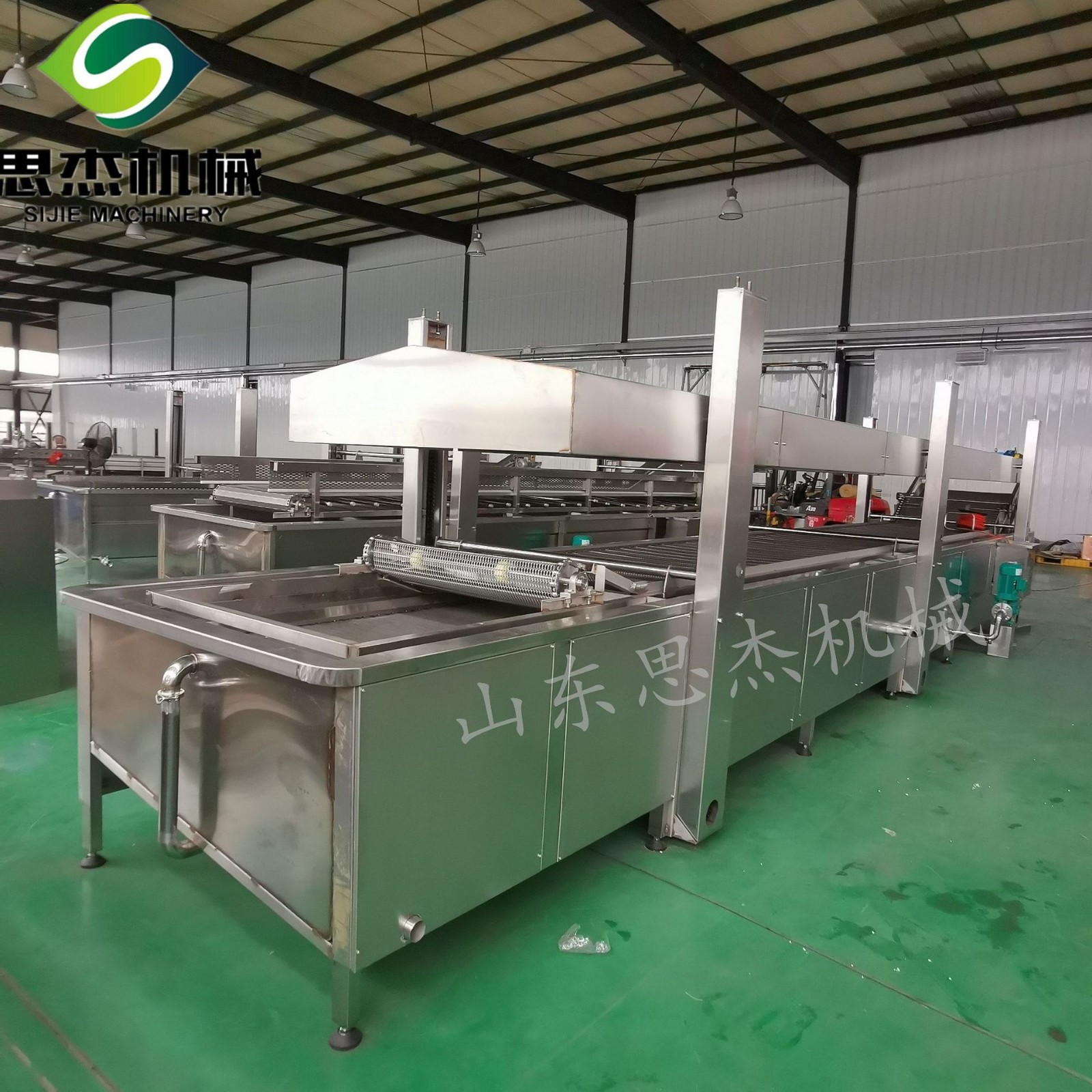 肉制品蒸煮鹵煮加工流水線 304不銹鋼自動刮渣設備廠家直供設備