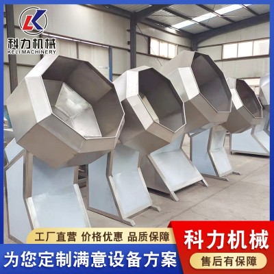 科力機械八角拌料機 不銹鋼花生米八角拌料機 批把梗八角拌料機