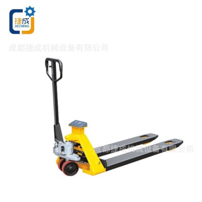 捷成叉車 304不銹鋼手動(dòng)搬運(yùn)車BFS2.5T 不銹鋼托盤車地 成都直銷