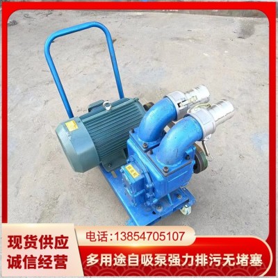 廠家出售吸糞泵 吸污泵養殖場吸糞泵手推式電機帶抽糞泵 排污泵