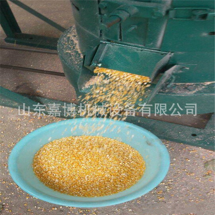 農用谷子小麥去皮碾米機 電動稻谷碾米機 養馬用糧食擠扁機