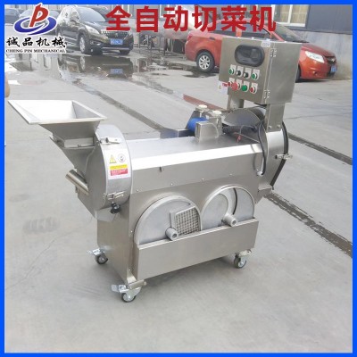 商用電動(dòng)切菜機(jī) 中央廚房用全自動(dòng)切菜機(jī) 切絲切段切片切丁一體機(jī)