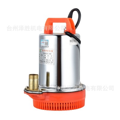 廠家直銷外貿(mào)款12V24V促銷價(jià)不銹鋼直流潛水泵大流量電瓶車(chē)抽水泵