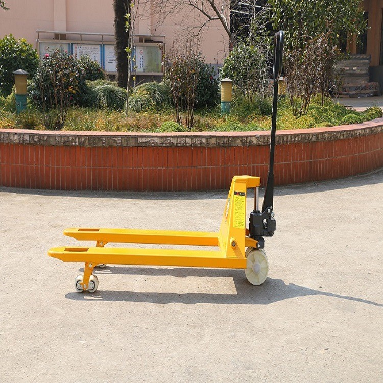 手動(dòng)液壓托盤搬運(yùn)車批發(fā)2噸3噸5噸裝卸叉車加長托板地牛