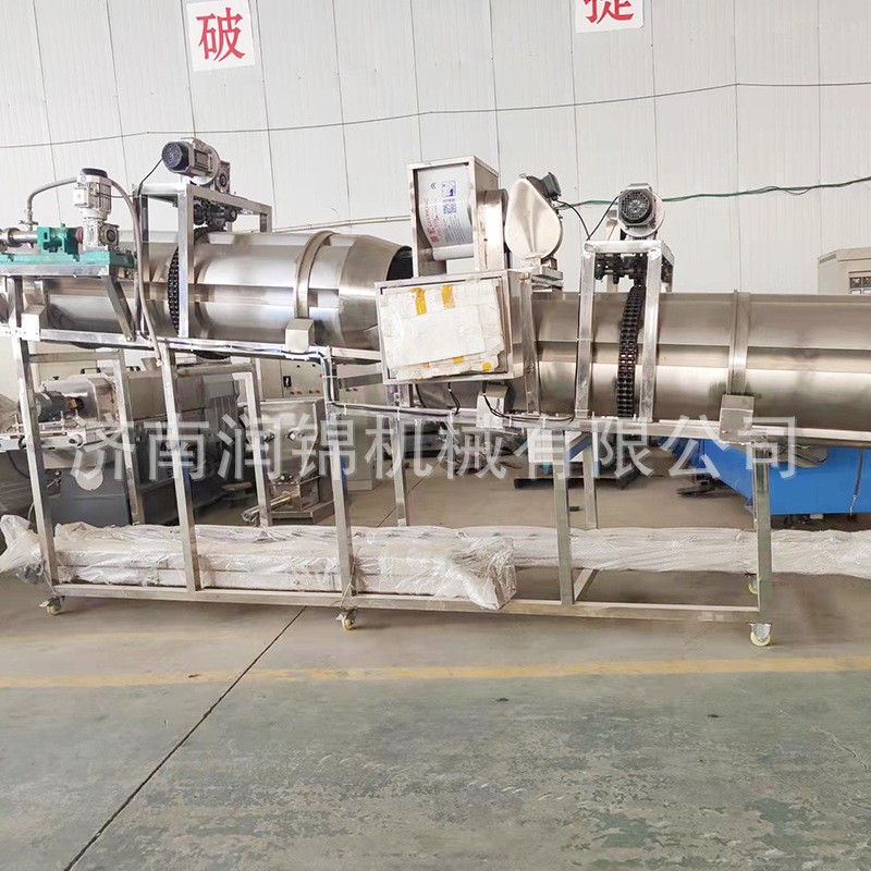 廠家蝦片豌豆脆呀土豆食品生產設備 膨化擠壓油炸食品零食生產線