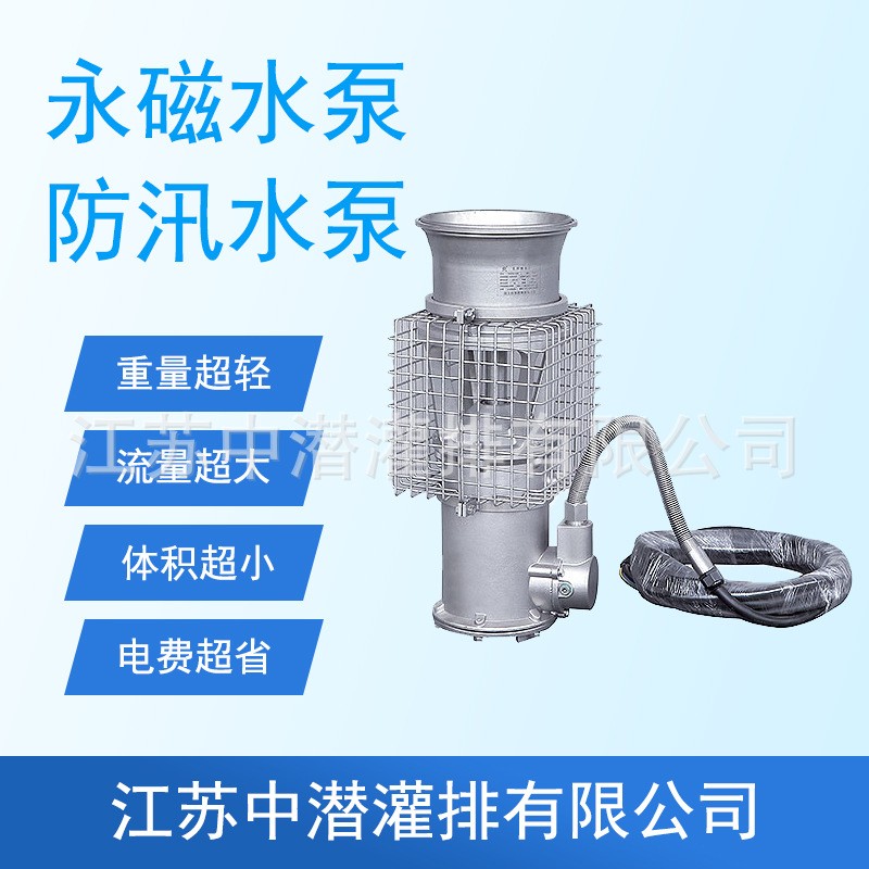 新型排澇泵防汛搶險(xiǎn)車(chē)專(zhuān)用水泵電動(dòng)防洪搶險(xiǎn)便攜式永磁變頻潛水泵