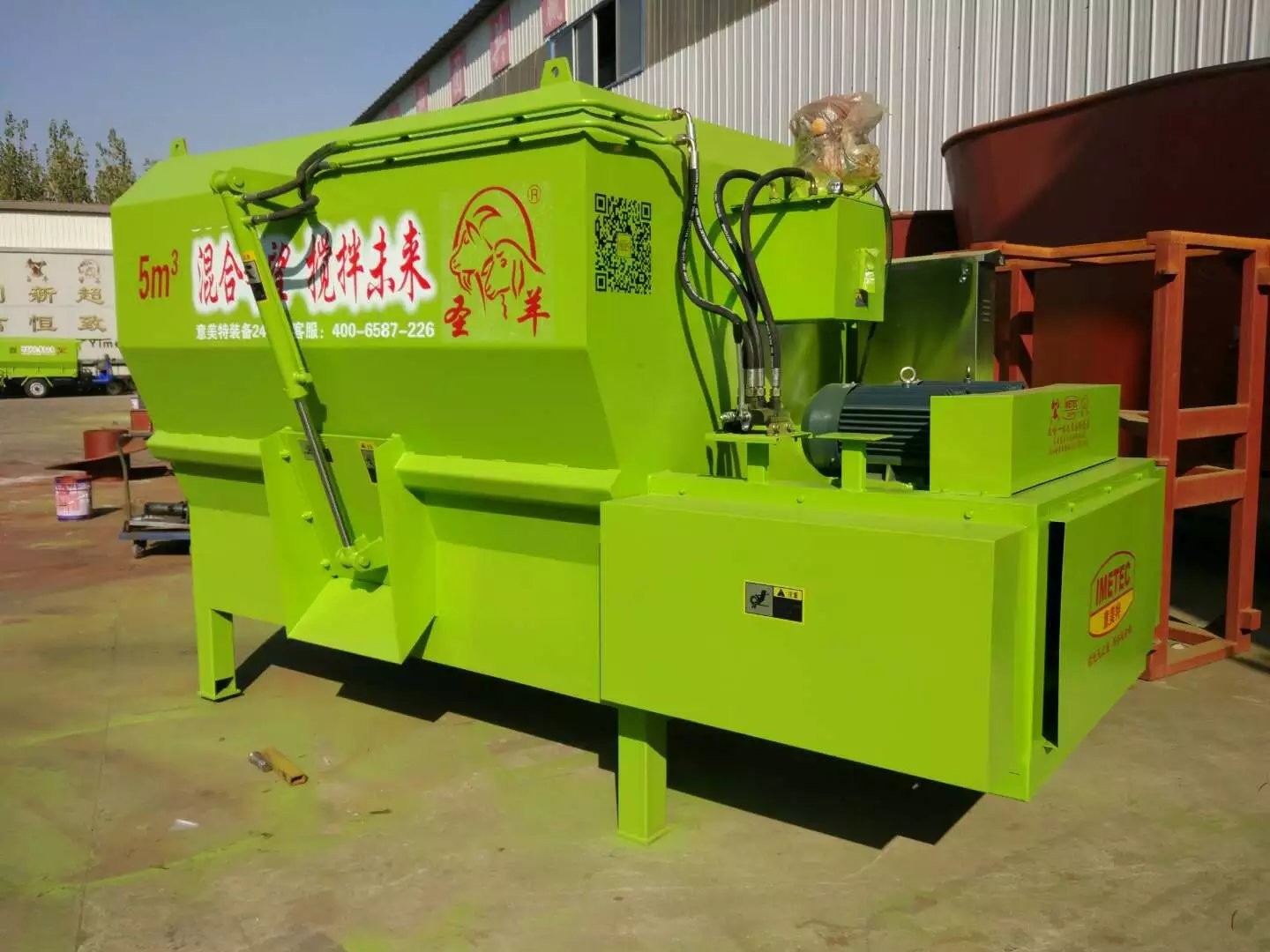 新疆直銷臥式TMR飼料攪拌機(jī) 5-13立方可定制 歡迎選購