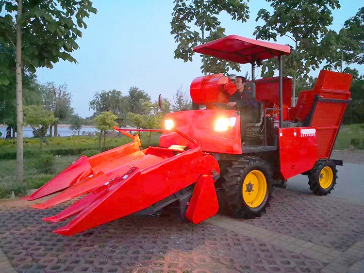 后置扒皮玉米聯合收割機 2行倒伏玉米收獲機 3行背負式青儲玉米收