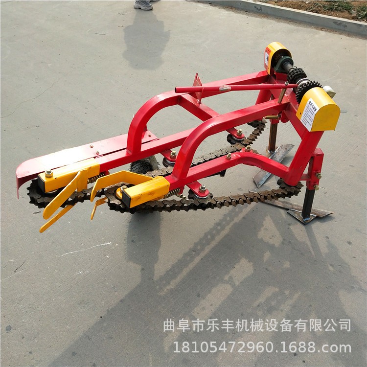 新式不落單花生收獲機 鏈條式花生收獲機 花生秧果收獲機