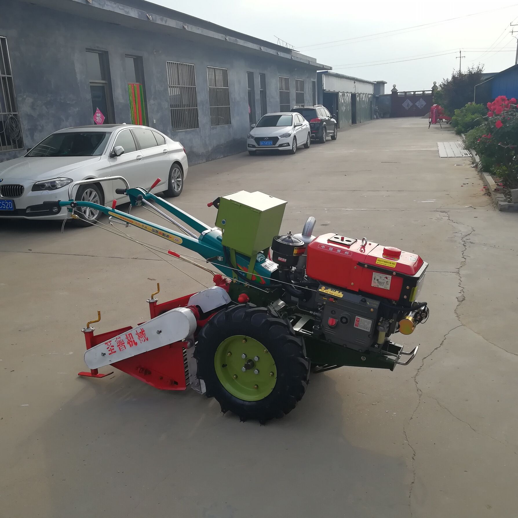 手扶車刨土豆機