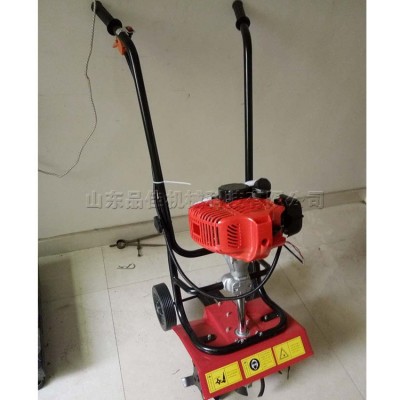 田園管理農(nóng)用松土翻土機 二沖程便攜式微耕機 汽油小型土壤松土機
