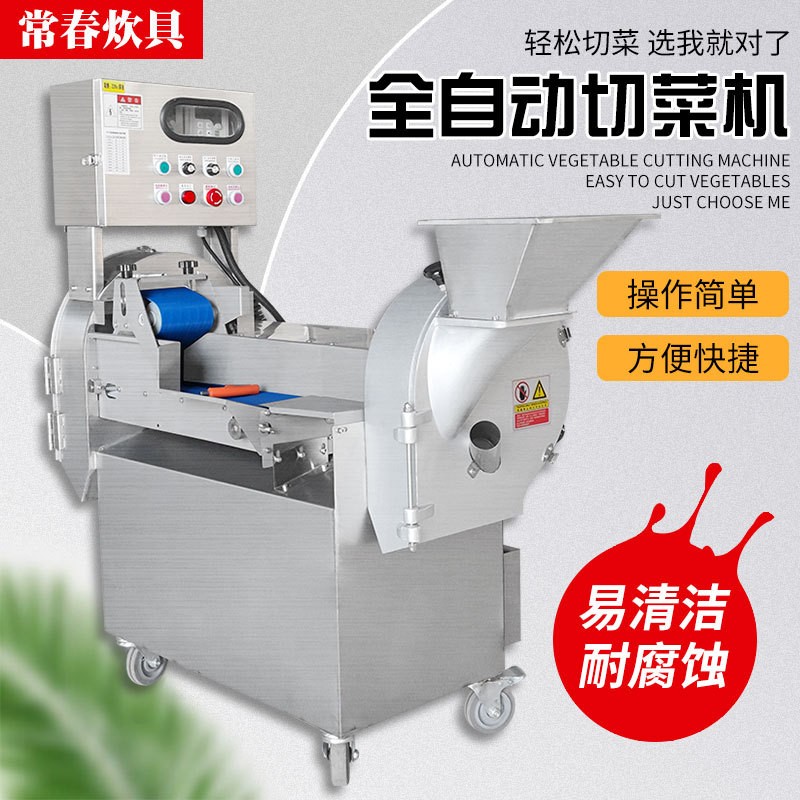 廠家現(xiàn)貨電動(dòng)多功能切絲切片切丁一體機(jī)801商用不銹鋼雙頭 切菜機(jī)