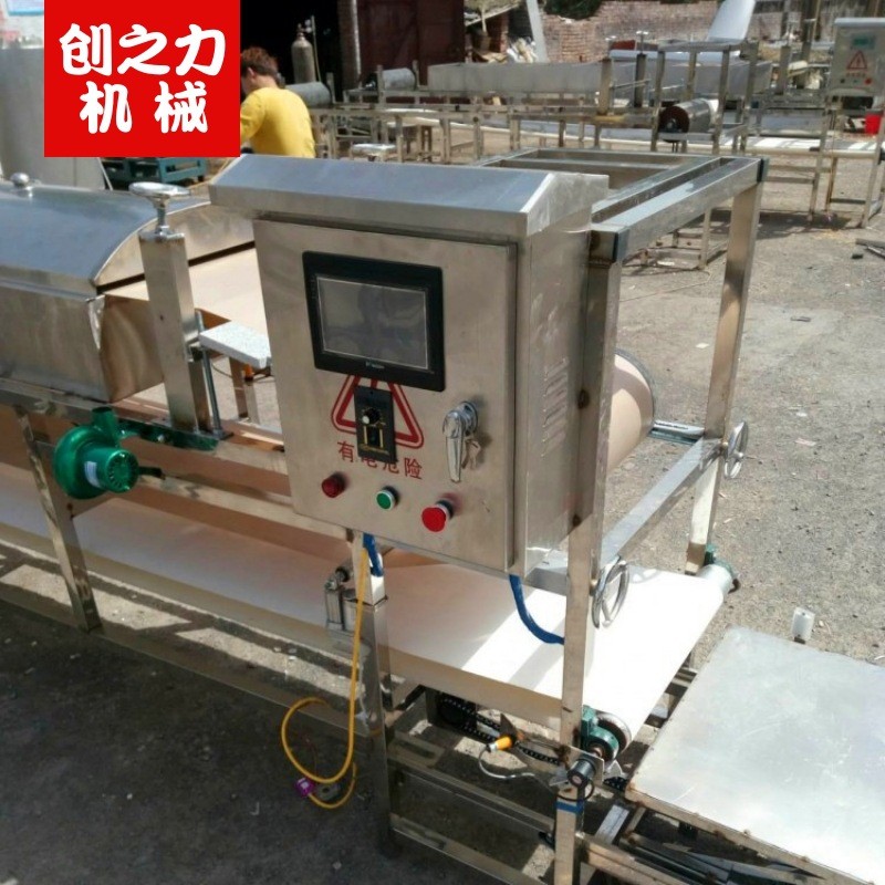 仿手工粉皮加工機器 仿手工自熟紅薯粉皮機 燃氣粉皮機廠家