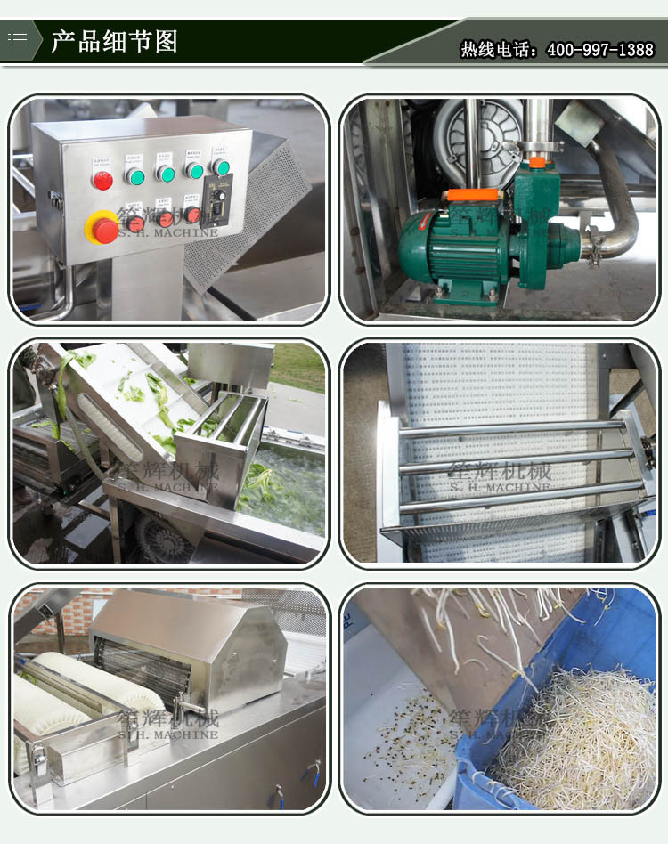 笙輝批發 汽泡清洗機洗果機大棗果蔬清洗機 供貨商