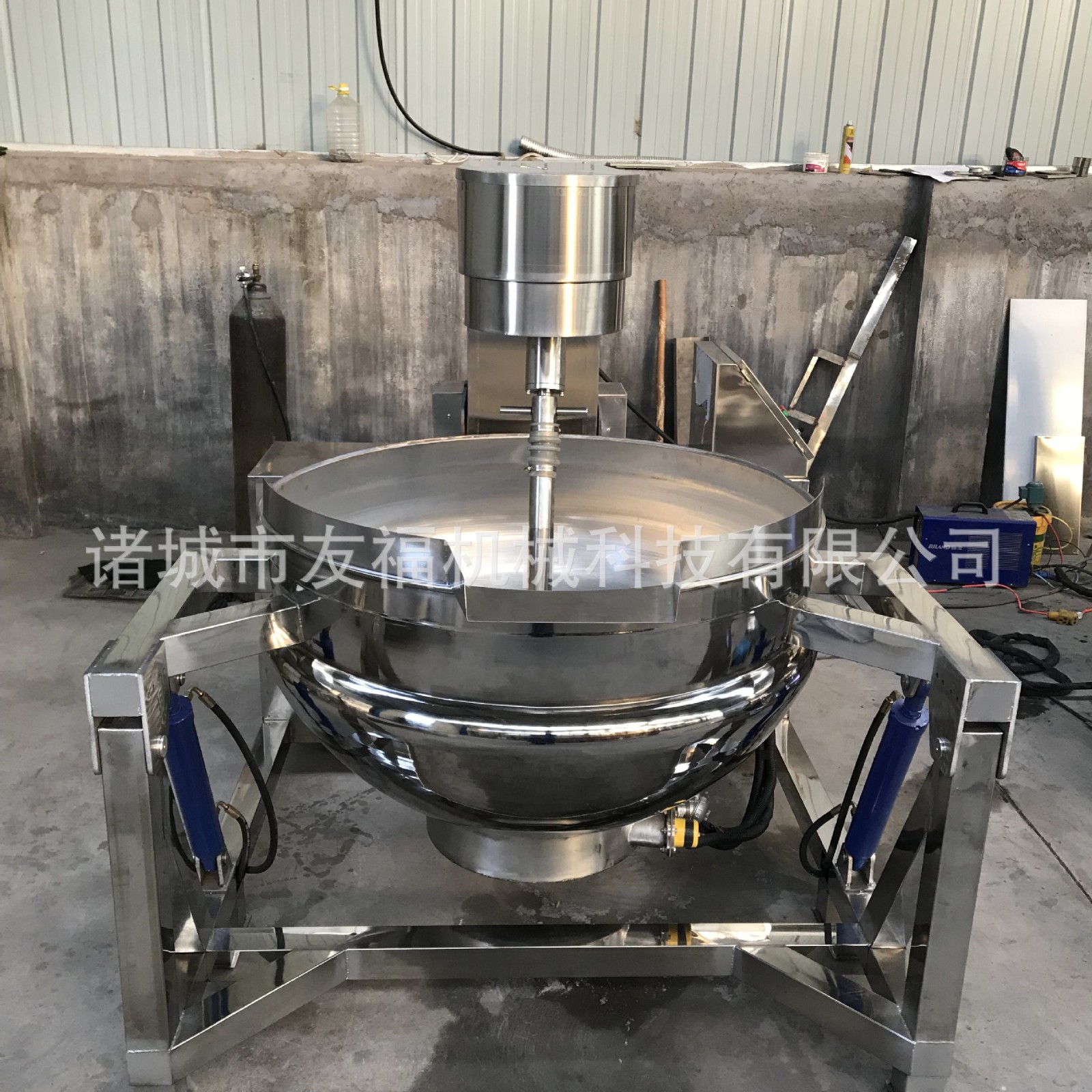 全自動焦糖爆米花攪拌炒鍋 沙茶醬行星攪拌炒鍋 蘋果醬炒制機(jī)