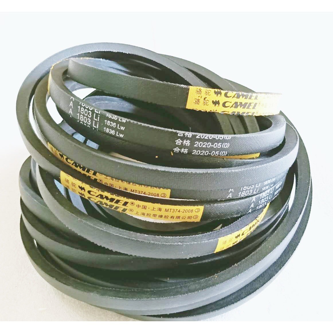 上海駱駝三角帶 工業(yè)皮帶ABCDE型 橡膠傳動帶廠家批發(fā)