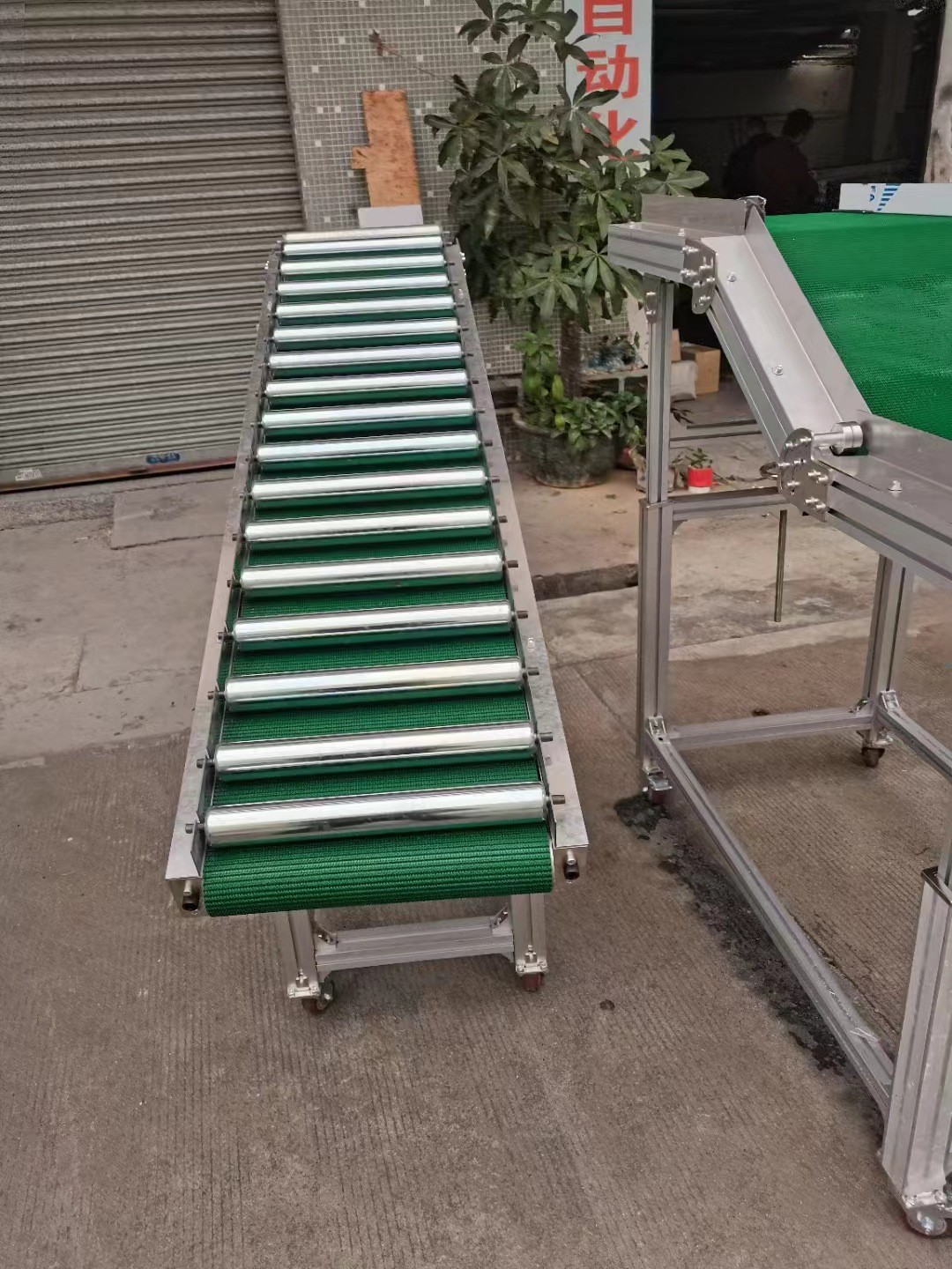 無動力滾筒輸送線自動化流水線貨卸神器不銹鋼滾輪傳送帶搬運設備