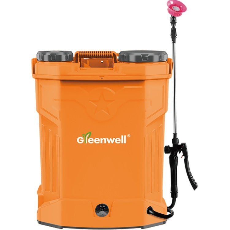 新款20L農(nóng)用電動噴霧器背負式高壓噴霧器打藥機鉛酸鋰電噴霧器