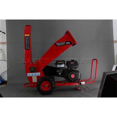 臥式樹枝粉碎機 單缸四沖程汽油機 農作物秸稈綠化修剪殘枝處理